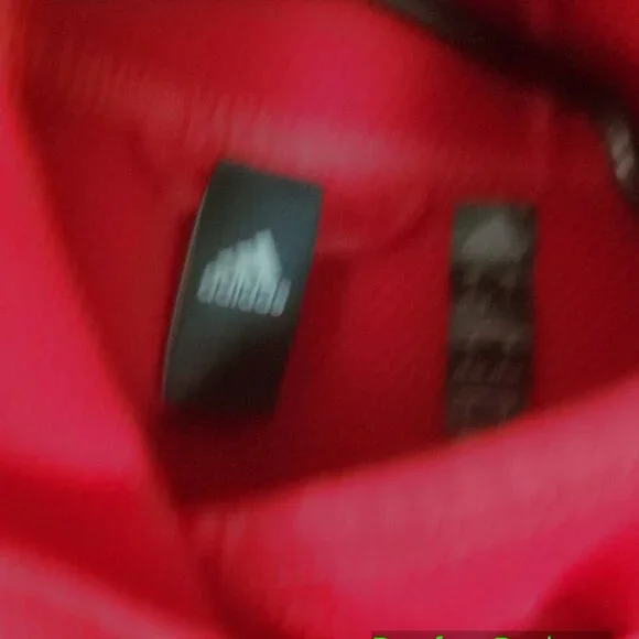 Adidas Womans Hoodie Red Vintage Size Large - Picture 6 of 8